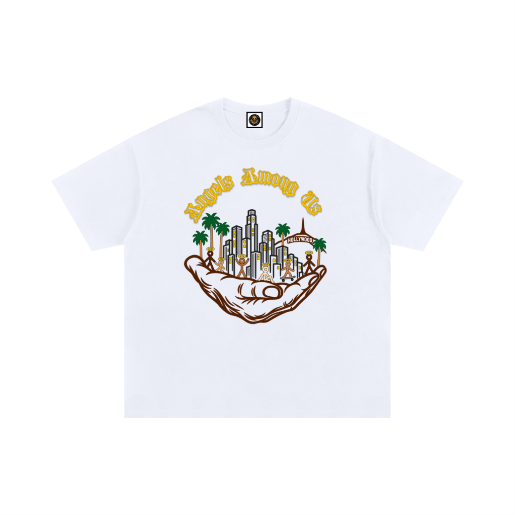 Angels Among Us Cotton T-Shirt White