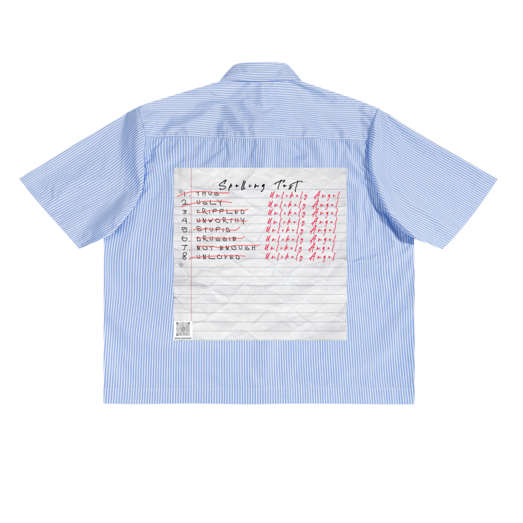 Oversized Vertical Stripe Tee